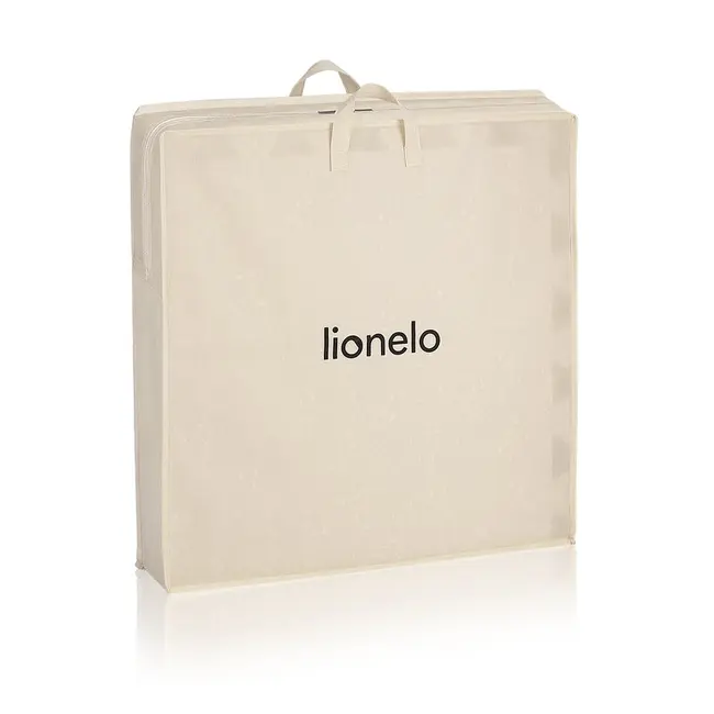 Covoras educativ, Lionelo, Yoka, Din spuma XPE non-toxica, Tip puzzle, 6 piese, Cu doua fete, Suprafata antiderapanta, 173x116 cm, Grosime 1.5 cm, Bej BYNLO-YOKA