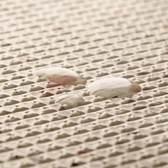 Covoras educativ, Lionelo, Yoka, Din spuma XPE non-toxica, Tip puzzle, 6 piese, Cu doua fete, Suprafata antiderapanta, 173x116 cm, Grosime 1.5 cm, Bej BYNLO-YOKA