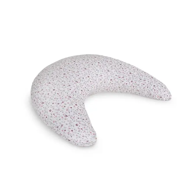 Perna pentru alaptat, Ceba Baby, Husa detasabila din bumbac, Cu puf siliconizat, 150x60x37 cm, Oeko-Tex Standard 100, Basic Forget-me-not BYNW-709-000-745