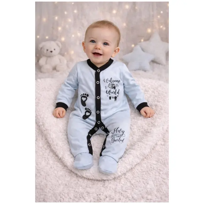 Salopeta cu botosei pentru bebelusi, steps bp4-13