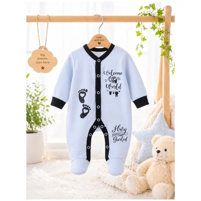 Salopeta cu botosei pentru bebelusi, steps bp4-13