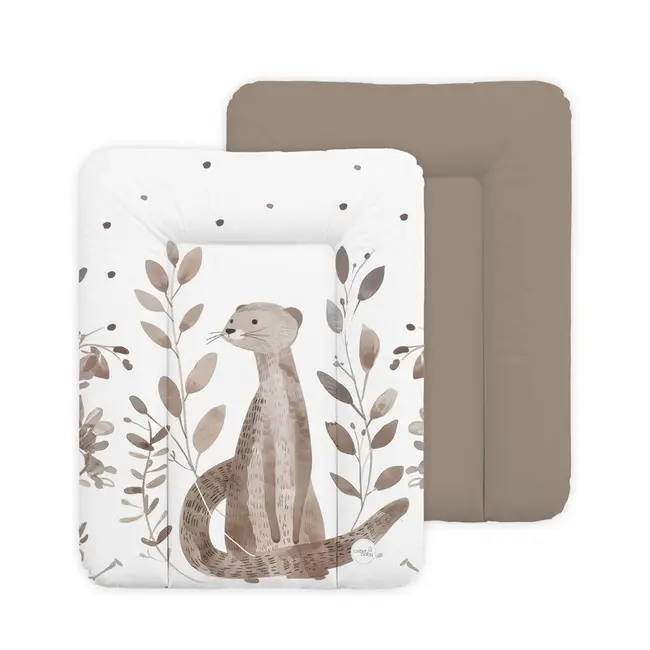 Saltea de infasat, Ceba Baby, Moale, 50x70 cm, Pentru comode si masute de infasat, Fara BPA, Impermeabila, 0 luni+, Basic Clever Otter BYNW-143-000-786