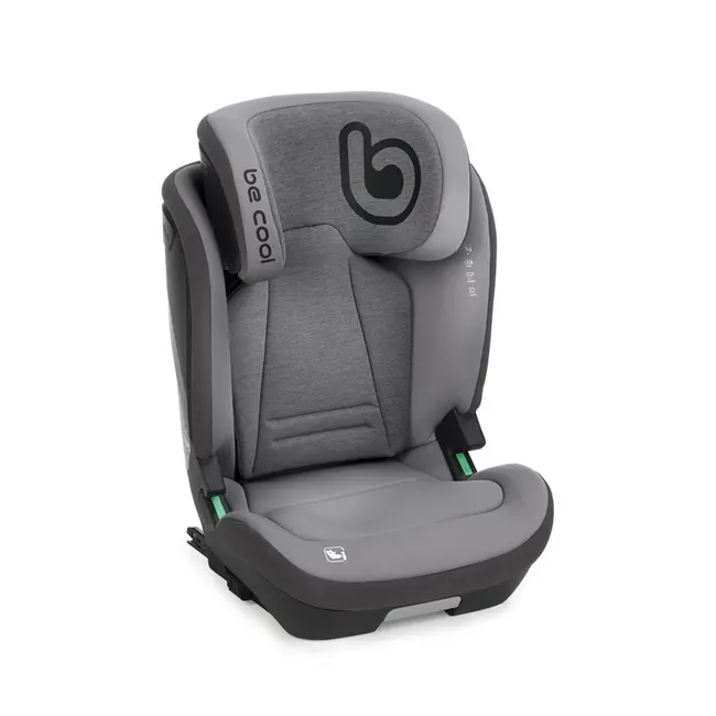 Scaun auto, Be Cool, Bravo, I-Size, 100-150 cm, 4-12 ani, Cu isofix, Cu inclinare anatomica, Conform cu standardul european de securitate ECE R129, Be Smoke BYN8420421095546