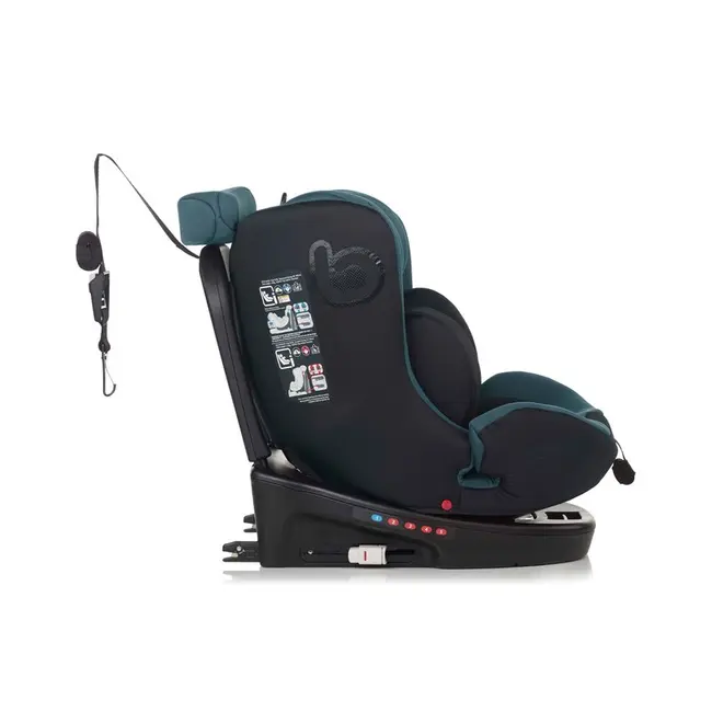 Scaun auto, Be Cool, Easy I-Size, Rotire 360 grade, 40 - 150 cm, 0 - 36 kg, Cu Isofix si Centura Top Tether, Conform cu standardul european de securitate ECE R129, Be Grass BYN8420421095492