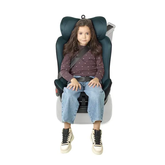 Scaun auto, Be Cool, Easy I-Size, Rotire 360 grade, 40 - 150 cm, 0 - 36 kg, Cu Isofix si Centura Top Tether, Conform cu standardul european de securitate ECE R129, Be Grass BYN8420421095492