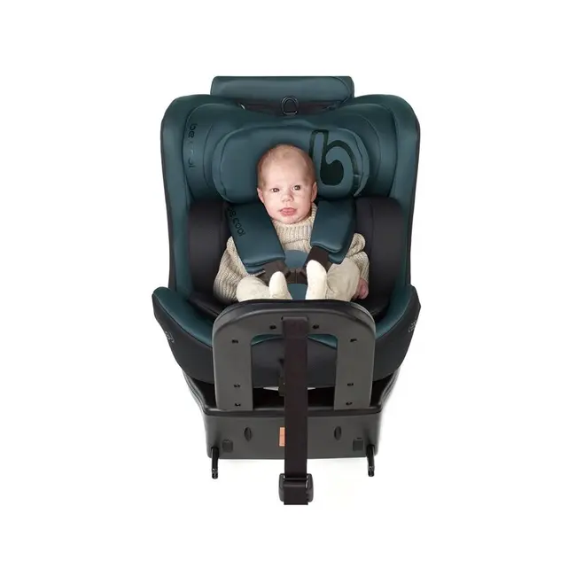 Scaun auto, Be Cool, Easy I-Size, Rotire 360 grade, 40 - 150 cm, 0 - 36 kg, Cu Isofix si Centura Top Tether, Conform cu standardul european de securitate ECE R129, Be Grass BYN8420421095492
