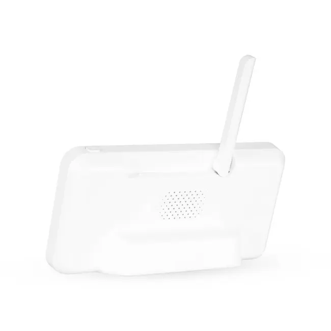 Video monitor, Lionelo, Babyline 9.2. AI, 5 inch, Camera Full HD, Zoom digital 4x, Aplicatie, Tehnologia AI cu detectare a miscarii, Recunoasterea motivului plansului, Melodii, Zgomote albe, Mod nocturn, Alb BYNLOC-BABYLINE_9.2_AI