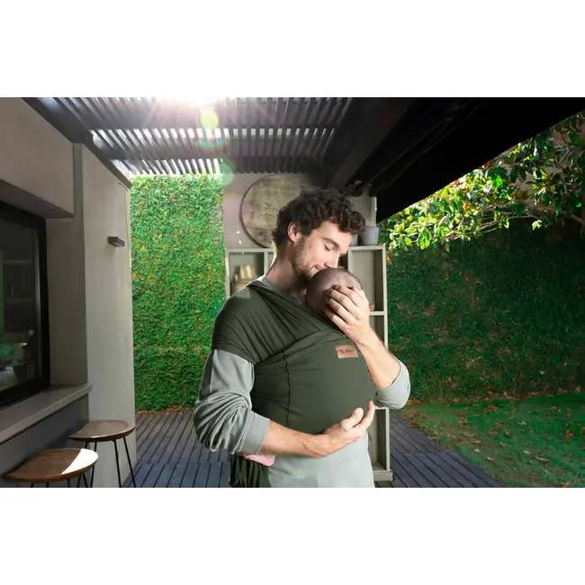 Wrap bebe, Jane, Cocoon, Ergonomic, De la nastere pana la 20 Kg, Cu multiple pozitii de purtare, Botanic BYN8420421095331