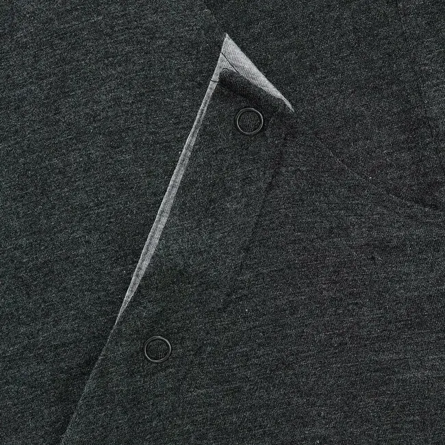 Camasa noapte maternitate si alaptare, Frida Mom, Marime universala XS-XL, Vascosa, Deschidere frontala pentru alaptare, Deschidere spate pentru nastere, Gri BYNFRIDGGYRG