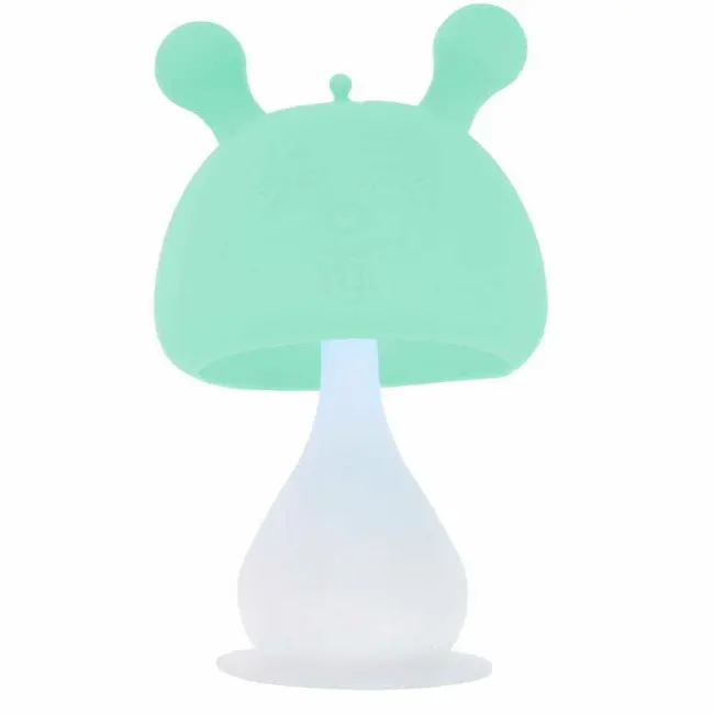 Jucarie de dentitie, Bocioland, Ciupercuta, BPA Free, 0 luni+, Mint BYNBL801