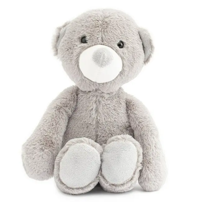 Jucarie din plus, Baby Mix, Bear, Moale, Dezvolta imaginatia si jocul creativ, 20 cm, 0 luni+, Grey BYN56516