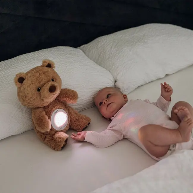 Jucarie multifuncionala, Cu proiector muzical, Free2Play, Din plus, Cu 7 modele de proiectie, Cu sunete si melodii, Bear BYN86557