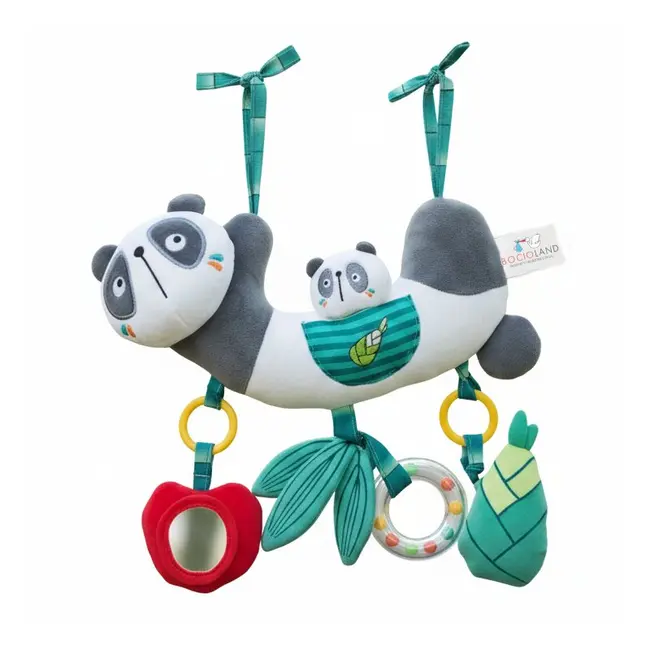 Jucarie pentru patut si carucior, Bocioland, Multifunctionala, Panda Bear BYNBL236