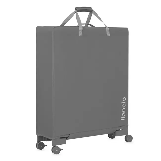 Patut multifunctional, Lionelo, Patty, 5 in 1, 0- 36 luni, Co-sleeper, Tarc de joaca, Patut de calatorie, Laterala rabatabila, 2 trepte reglare saltea, Roti, Husa transport inclusa, Gri BYNLO-PATTY_GREY_GRAPHITE