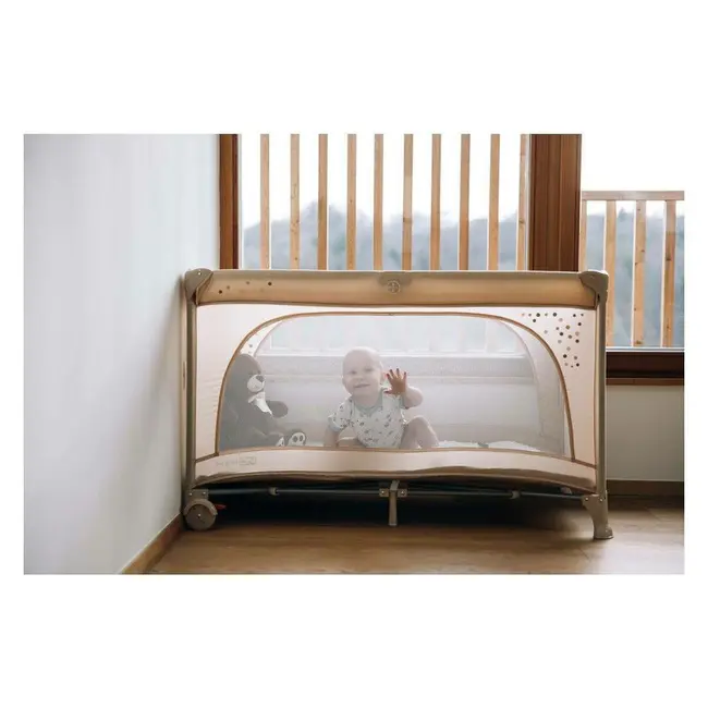 Patut pliant, FreeON, Nook, Cu un nivel, 120x60 cm, Beige BYN83044