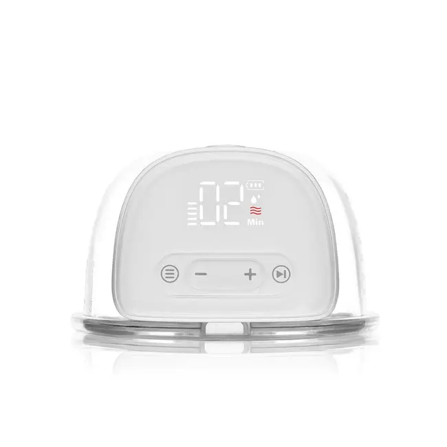 Pompa de san, Lionelo, Fidi Free Lumi, Portabila, Cu accesorii, Hands-free, 9 functii de masaj, Functie iluminare pentru noapte, Fara BPA, Autonomie 3 h, Capacitate 180 ml, Alb BYNLOC-FIDI_FREE_LUMI_WHITE_NATURAL