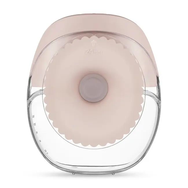 Pompa de san, Lionelo, Fidi Free Slim, Portabila, Cu accesorii, Hands-free, Trifazata, Panou control, Autonomie pana la 3 h, 9 functii de masaj, Silentioasa- 40 db, Capacitate 150 ml, Roz BYNLOC-FIDI_FREE_SLIM