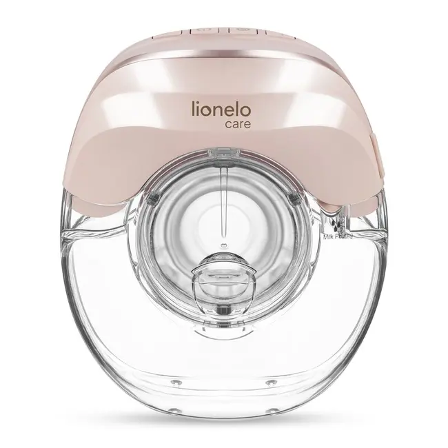 Pompa de san, Lionelo, Fidi Free Slim Duo, Portabila, Cu accesorii, Hands-free, Trifazata, Panou control, Autonomie pana la 3 h, 9 functii de masaj, Silentioasa- 40 db, Capacitate 150 ml, Roz BYNLOC-FIDI_FREE_SLIM_DUO