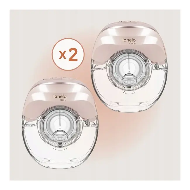 Pompa de san, Lionelo, Fidi Free Slim Duo, Portabila, Cu accesorii, Hands-free, Trifazata, Panou control, Autonomie pana la 3 h, 9 functii de masaj, Silentioasa- 40 db, Capacitate 150 ml, Roz BYNLOC-FIDI_FREE_SLIM_DUO