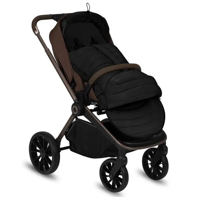 Sac de iarna, Lionelo, Oli, Pentru carucior, landou sau scaun auto, 101x45 cm, Impermeabil, Rezistent pana la -20 grade, Extensibil, Negru BYNLO-OLI_BLACK