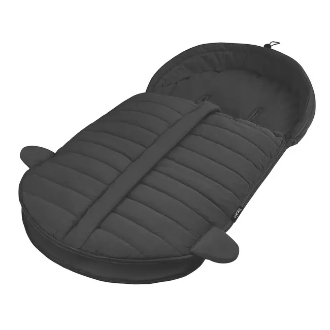 Sac de iarna, Lionelo, Oli, Pentru carucior, landou sau scaun auto, 101x45 cm, Impermeabil, Rezistent pana la -20 grade, Extensibil, Negru BYNLO-OLI_BLACK