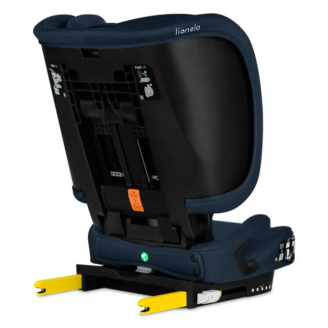 Scaun auto pliabil, Lionelo, Orin, i-Size, 100-150 cm, Tetiera reglabila in 14 pozitii, Spatar in 4 pozitii, Isofix+Top Tether, Sezut ergonomic, Husa transport, Suport sticla, Albastru BYNLO-ORIN_I-SIZE_BLUE_NAVY