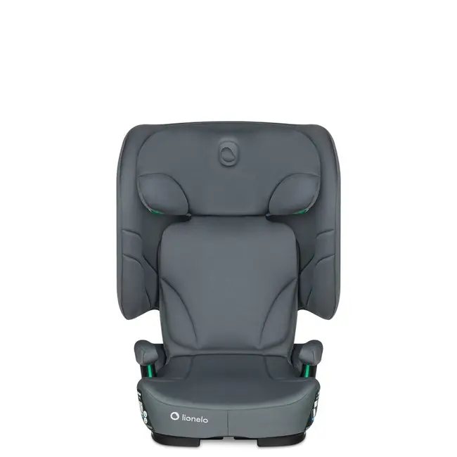 Scaun auto pliabil, Lionelo, Orin, i-Size, 100-150 cm, Tetiera reglabila in 14 pozitii, Spatar in 4 pozitii, Isofix+Top Tether, Sezut ergonomic, Husa transport, Suport sticla, Gri Grafit BYNLO-ORIN_I-SIZE_GREY_GRAPHITE