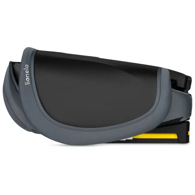 Scaun auto pliabil, Lionelo, Orin, i-Size, 100-150 cm, Tetiera reglabila in 14 pozitii, Spatar in 4 pozitii, Isofix+Top Tether, Sezut ergonomic, Husa transport, Suport sticla, Gri Grafit BYNLO-ORIN_I-SIZE_GREY_GRAPHITE