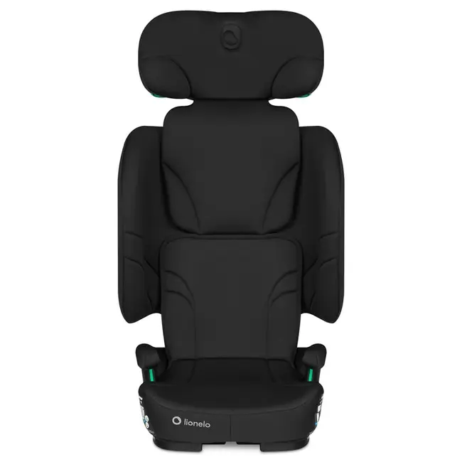 Scaun auto pliabil, Lionelo, Orin, i-Size, 100-150 cm, Tetiera reglabila in 14 pozitii, Spatar in 4 pozitii, Isofix+Top Tether, Sezut ergonomic, Husa transport, Suport sticla, Negru Carbon BYNLO-ORIN_I-SIZE_BLACK_CARBON