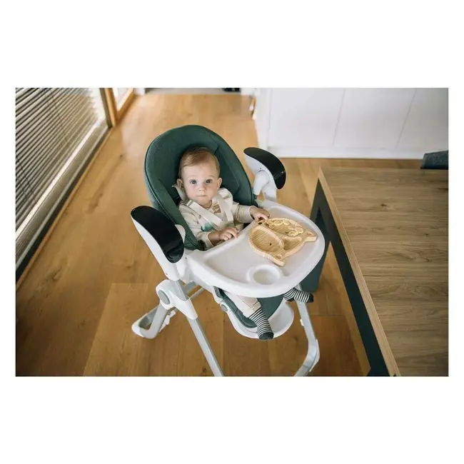 Scaun de masa si balansoar, FreeON, Oli Deluxe, 2 in 1, Transformabil, Multifunctional, Cu melodii de leagan, 0 luni+, Beige BYN82443