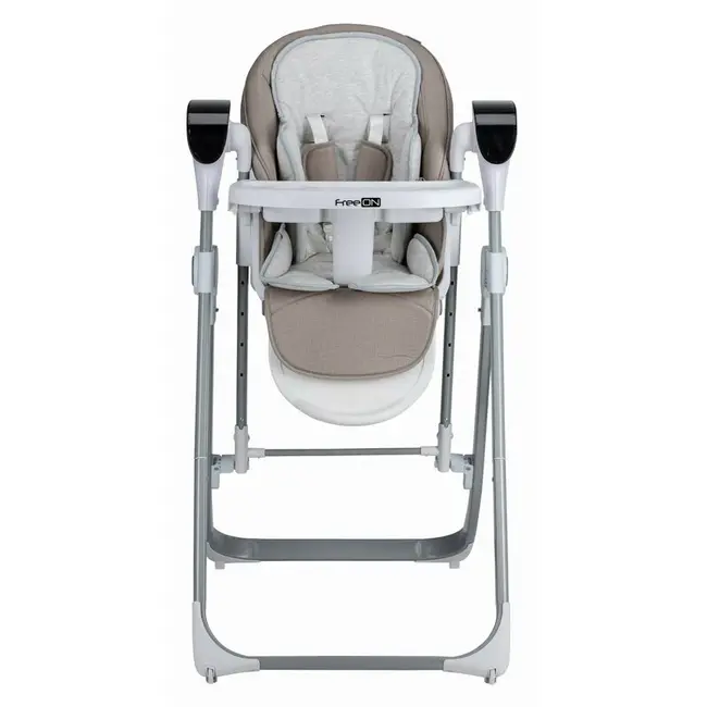 Scaun de masa si balansoar, FreeON, Oli Deluxe, 2 in 1, Transformabil, Multifunctional, Cu melodii de leagan, 0 luni+, Beige BYN82443