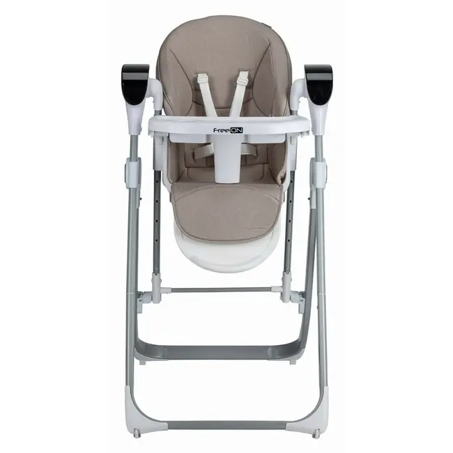 Scaun de masa si balansoar, FreeON, Oli Deluxe, 2 in 1, Transformabil, Multifunctional, Cu melodii de leagan, 0 luni+, Beige BYN82443