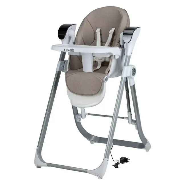 Scaun de masa si balansoar, FreeON, Oli Deluxe, 2 in 1, Transformabil, Multifunctional, Cu melodii de leagan, 0 luni+, Beige BYN82443