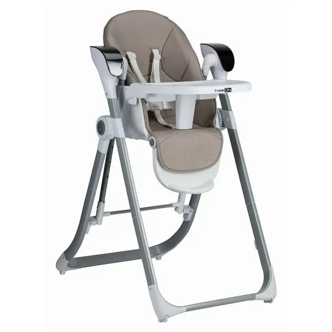 Scaun de masa si balansoar, FreeON, Oli Deluxe, 2 in 1, Transformabil, Multifunctional, Cu melodii de leagan, 0 luni+, Beige BYN82443