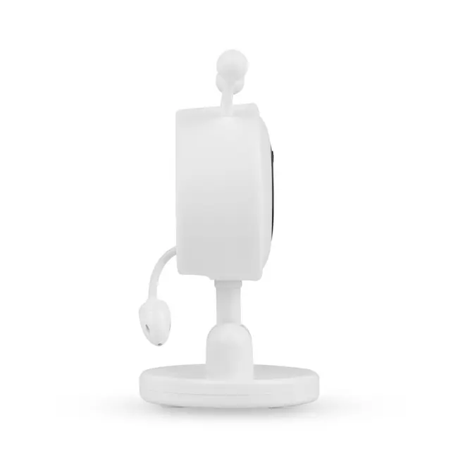 Video monitor, Lionelo, Babyline 3.4, Ecran LCD de 3.5 inch, Raza de actiune pana la 300 m, Conectare 4 camere, Autonomie 8 h, Lampa RGB incorporata, Cantece de leagan, Zoom 4X, Mod nocturn, Alb BYNLOC-BABYLINE_3.4