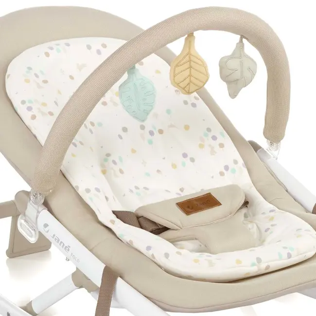 Balansoar, Jane, Fold, Pliabil, Bara de jucarii si spatar reglabil, Conform cu standardul european de siguranta EN 12790:2023, Mist BYN8420421088494