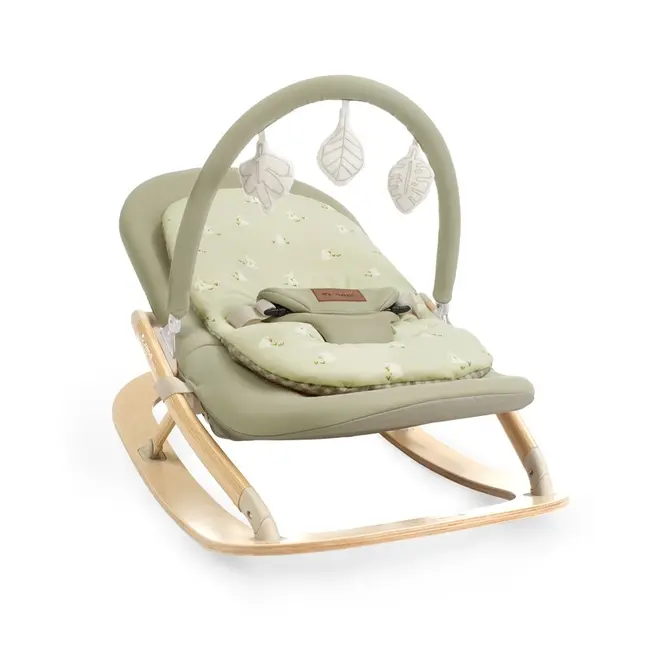 Balansoar, Jane, Kalm, Pliabil, Cu bara de jucarii si spatar reglabil, Cu baza din lemn, Conform cu standardul european de siguranta EN 12790:2023, Sage BYN8420421095065