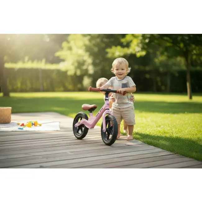 Bicicleta fara pedale, Free2Move, Cool Bike, Cu ghidon si sa reglabile, Roti din EVA, Pana in 30 Kg, Roti 12 inch, 24 luni+, Black BYN88308