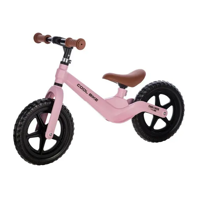 Bicicleta fara pedale, Free2Move, Cool Bike, Cu ghidon si sa reglabile, Roti din EVA, Pana in 30 Kg, Roti 12 inch, 24 luni+, Pink BYN88292