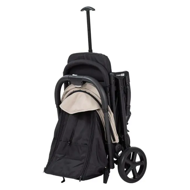 Carucior sport, FreeON, Tao, Pana la 22 Kg, 6.9 Kg, Cu maner pentru transport, Conform cu standardul european EN, Beige BYN88063