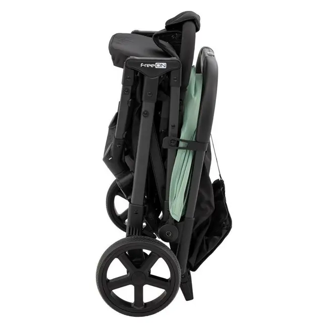 Carucior sport, FreeON, Tao, Pana la 22 Kg, 6.9 Kg, Cu maner pentru transport, Conform cu standardul european EN, Green BYN81996