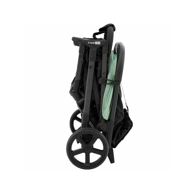 Carucior sport, FreeON, Tao, Pana la 22 Kg, 6.9 Kg, Cu maner pentru transport, Conform cu standardul european EN, Green BYN81996