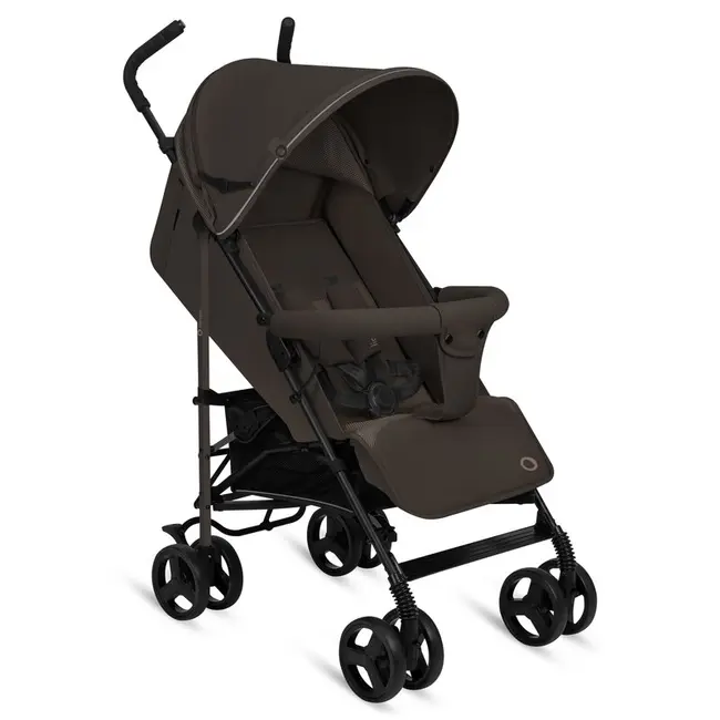 Carucior sport, Lionelo, Elia, Cu plasa de tantari, Suport de picioare reglabil, Spatar ajustabil in 4 pozitii, Capotina XXL, Pliere tip umbrela, Capacitate 15 kg, 6 luni+, EN 1888, Maro BYNLO-ELIA_BROWN_CHOCOLATE