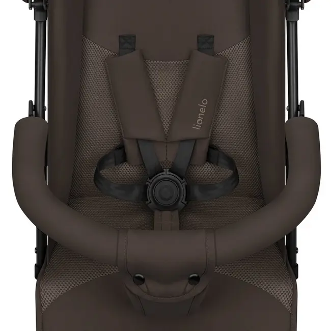 Carucior sport, Lionelo, Elia, Cu plasa de tantari, Suport de picioare reglabil, Spatar ajustabil in 4 pozitii, Capotina XXL, Pliere tip umbrela, Capacitate 15 kg, 6 luni+, EN 1888, Maro BYNLO-ELIA_BROWN_CHOCOLATE