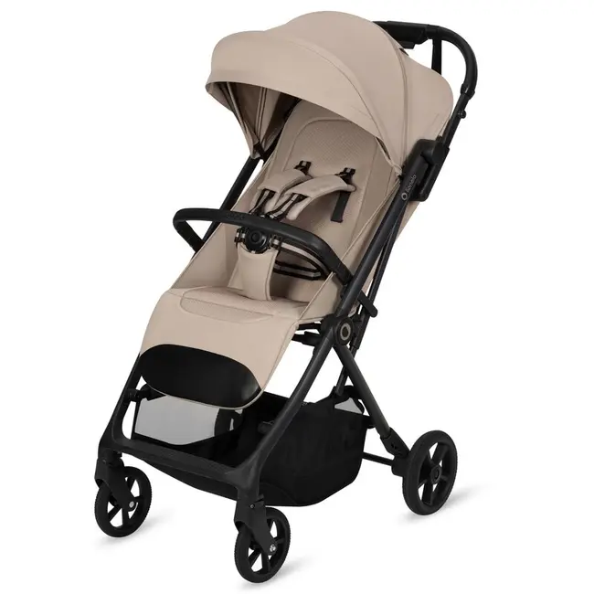 Carucior sport, Lionelo, Tansi, Pliere automata, Ultracompact, Manevrare cu o mana, Roti cu tehnologie GravelTech, Spatar si suport picioare reglabile, 6-48 luni, Sustine 22 kg, Bej BYNLO-TANSI_BEIGE_SAND