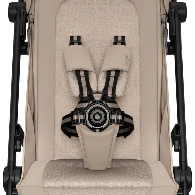 Carucior sport, Lionelo, Tansi, Pliere automata, Ultracompact, Manevrare cu o mana, Roti cu tehnologie GravelTech, Spatar si suport picioare reglabile, 6-48 luni, Sustine 22 kg, Bej BYNLO-TANSI_BEIGE_SAND