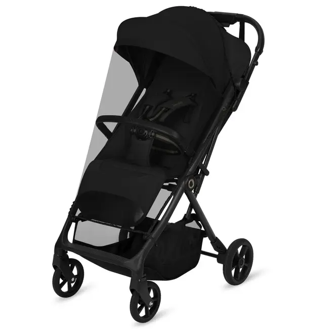 Carucior sport, Lionelo, Tansi, Pliere automata, Ultracompact, Manevrare cu o mana, Roti cu tehnologie GravelTech, Spatar si suport picioare reglabile, 6-48 luni, Sustine 22 kg, Negru BYNLO-TANSI_BLACK_ONYX