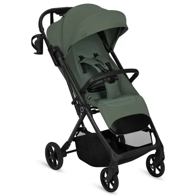 Carucior sport, Lionelo, Tansi, Pliere automata, Ultracompact, Manevrare cu o mana, Roti cu tehnologie GravelTech, Spatar si suport picioare reglabile, 6-48 luni, Sustine 22 kg, Verde BYNLO-TANSI_GREEN_EMERALD