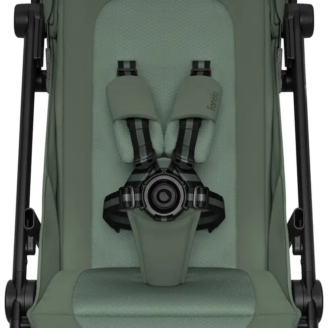 Carucior sport, Lionelo, Tansi, Pliere automata, Ultracompact, Manevrare cu o mana, Roti cu tehnologie GravelTech, Spatar si suport picioare reglabile, 6-48 luni, Sustine 22 kg, Verde BYNLO-TANSI_GREEN_EMERALD