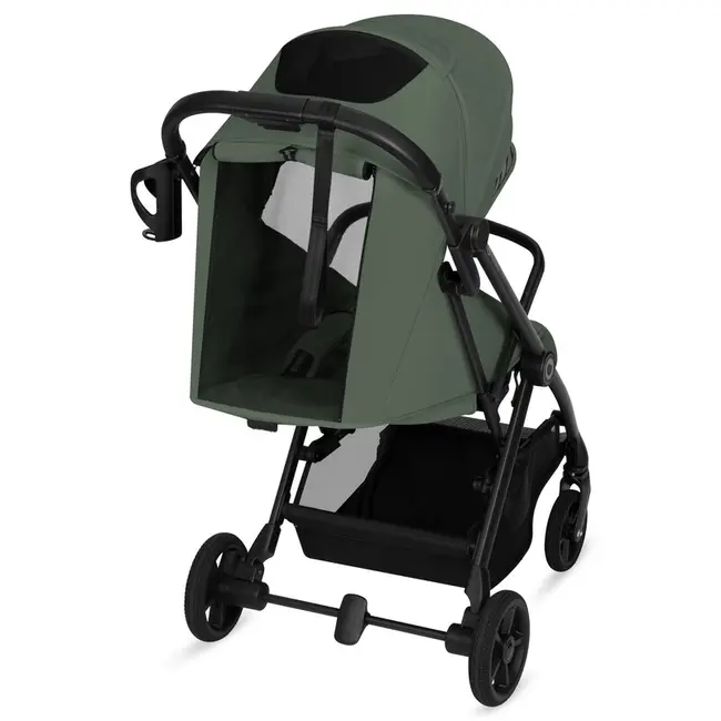 Carucior sport, Lionelo, Tansi, Pliere automata, Ultracompact, Manevrare cu o mana, Roti cu tehnologie GravelTech, Spatar si suport picioare reglabile, 6-48 luni, Sustine 22 kg, Verde BYNLO-TANSI_GREEN_EMERALD